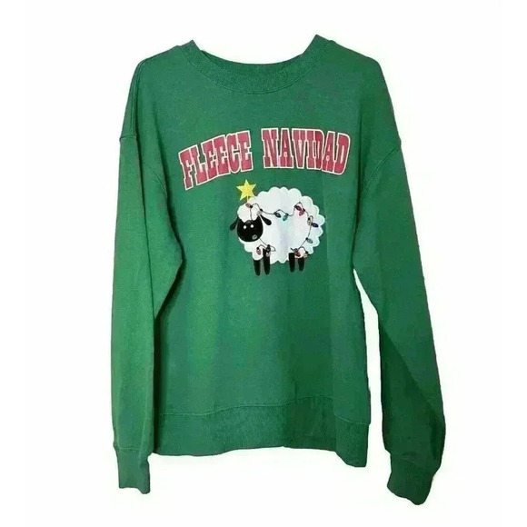 Forever 21 Christmas ugly Sweater Small Fleece Navidad 3D Lightbulbs - Picture 2 of 10